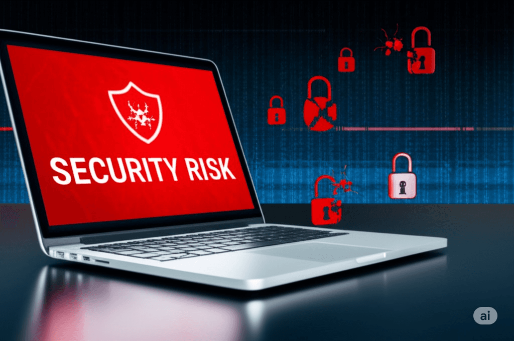 Security risks of using cracked software