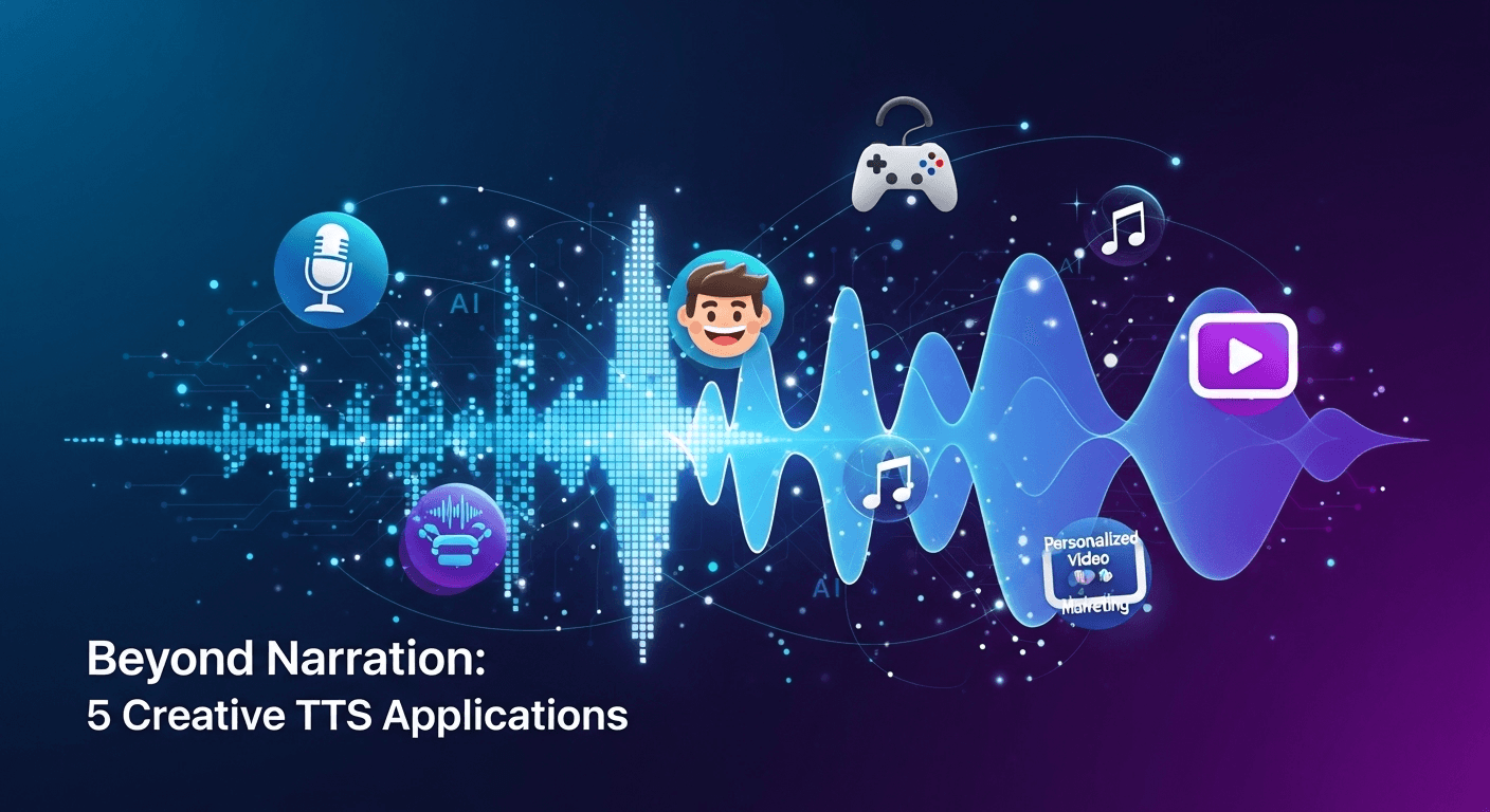 Featured image for Beyond Narration: 5 Creative Ways to Use Text-to-Speech in Your Next Project